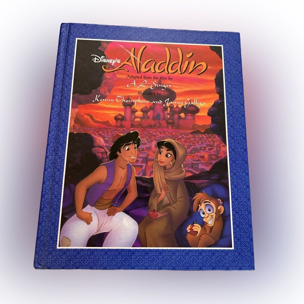 Vintage Disney Aladdin Storybook